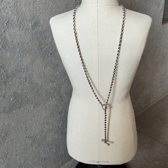 Hoorsenbuhs micro open link 24 inch sterling necklace never worn with diamonds! - Picture 1 of 16